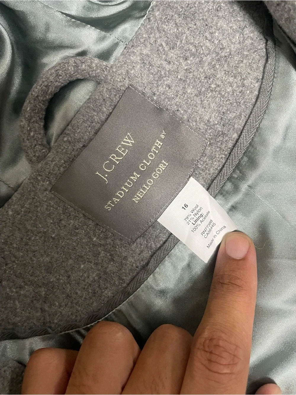 J. Crew classic gray